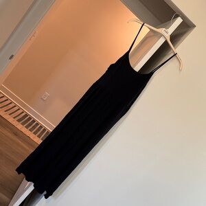 Athleta black jersey romper